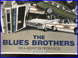 ONLY 100 MADE The Blues Brothers movie poster Art John Belushi Chicago sdcc vtg