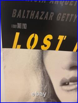 ORIGINAL Lost Highway 1997 27x40 Theatrical Poster David Lynch Film Cult VTG