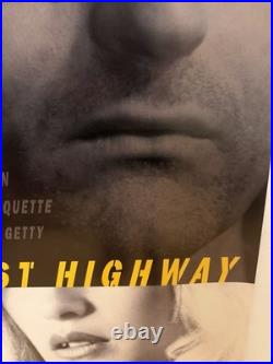 ORIGINAL Lost Highway 1997 27x40 Theatrical Poster David Lynch Film Cult VTG