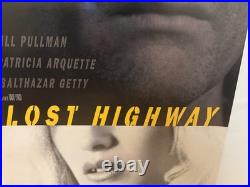 ORIGINAL Lost Highway 1997 27x40 Theatrical Poster David Lynch Film Cult VTG ORIGINAL Lost Highway 1997 27x40 Theatrical Poster David Lynch Film Cult VTG