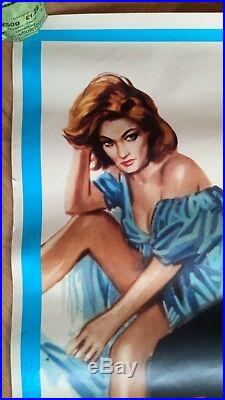 ORIGINAL VINTAGE ITALIAN FROM RUSSIA WITH LOVE JAMES BOND FILM POSTER 007 27x39