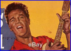 ORIGINAL Vintage Movie Poster ELVIS PRESLEY Hal Wallis BLUE HAWAII Maui Kauai
