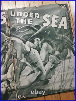 Original 1944 Captain America Movie Poster Republic Vintage Press Book Marvel