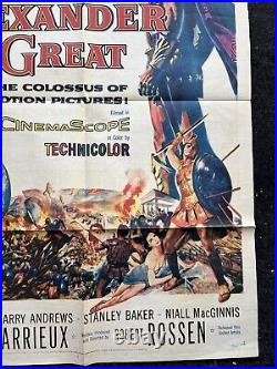 Original 1956 ALEXANDER THE GREAT VINTAGE MOVIE POSTER, CineMasterpieces
