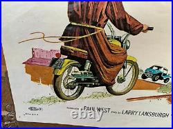 Original 1969 Vintage Disney Movie Poster 1-sheet Hang Your Hat on The Wind