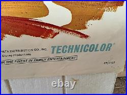 Original 1969 Vintage Disney Movie Poster 1-sheet Hang Your Hat on The Wind