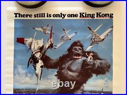Original 1976 King Kong Advertisement Movie Poster 70s Paramount Pictures