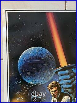 Original 1977 Star Wars Movie Promo Poster Rare Vintage 100% Made In USA 24x36