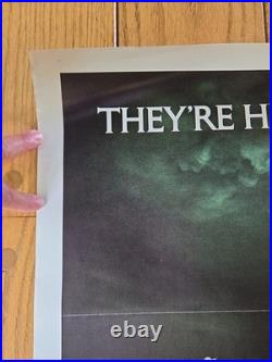 Original 1984 Ghostbusters Movie Poster 27x41 One Sheet Vintage