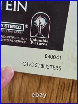 Original 1984 Ghostbusters Movie Poster 27x41 One Sheet Vintage