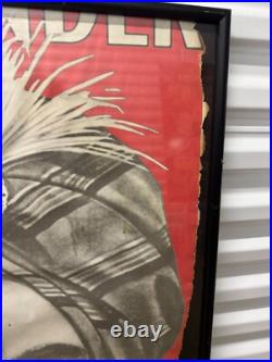 Original Alexander The Man Who Knows Original Vintage Poster With Framed READ