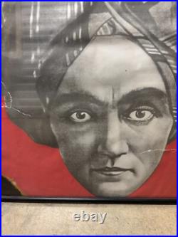 Original Alexander The Man Who Knows Original Vintage Poster With Framed READ