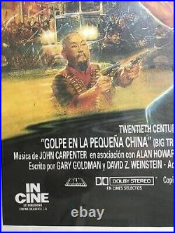 Original Big Trouble In Little China Film Movie Cinema Drew StruzaPoster Spanish
