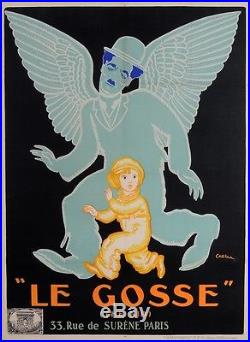 Original Charlie Chaplin Movie Poster Le Gosse (The Kid) by Jean Carlu 1921