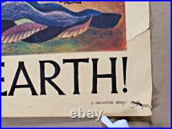 Original Come to Middle Earth! Ballantine Books Poster Barbara Remington Tolkien