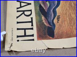 Original Come to Middle Earth! Ballantine Books Poster Barbara Remington Tolkien