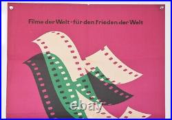 Original DDR Vintage Poster Week of the Short movie and documentaries 1962