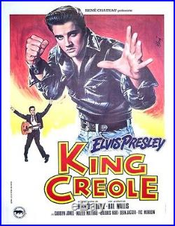 Original French Vintage Poster Elvis Presley in King Creole 1978