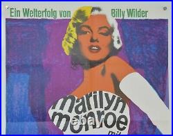 Original German Vintage Poster MARILYN MONROE 7th YEAR ITCH MOVIE 1966