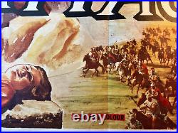 Original Movie Poster Hercules Attacks (1963) RARE only one on internet HUGE HTF