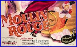 Original Poster Moulin Rouge Toulouse Lautrec La Goulue Jane Avril 1952