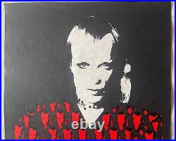 Original Rare Vintage 1973 Silkscreen ENO Movie Music Promo Poster