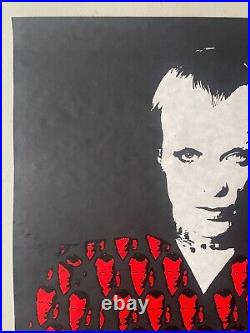 Original Rare Vintage 1973 Silkscreen ENO Movie Music Promo Poster