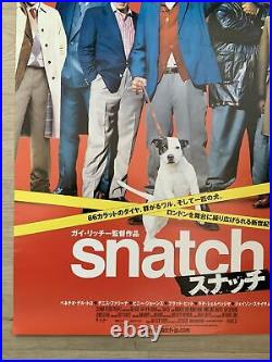 Original SNATCH Japanese B2 Movie Poster