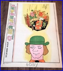 Original Soviet vintage film poster. O Lucky Man! USA. Anderson