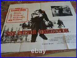 Original The French Connection vintage UK Quad film poster 30 x 40 1971