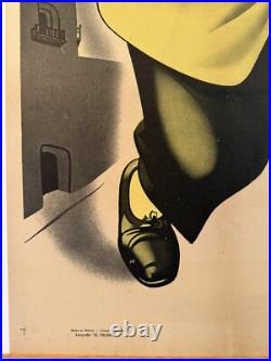 Original Vintage 1951 Acá Las Tortas Linen Backed Movie Poster Spanish Mexico