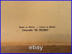 Original Vintage 1951 Acá Las Tortas Linen Backed Movie Poster Spanish Mexico