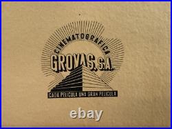 Original Vintage 1951 Acá Las Tortas Linen Backed Movie Poster Spanish Mexico