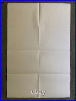 Original Vintage 1980 Maniac 27x41 Poster One Sheet Joe Spinell William Lustig