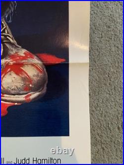 Original Vintage 1980 Maniac 27x41 Poster One Sheet Joe Spinell William Lustig