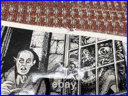 Original Vintage 1991 Howard Teman Castle Of Horror Poster 45.5 X 21 Movies