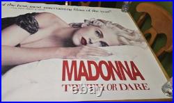Original Vintage 1991 Madonna Movie Vinyl Banner 35 X 69