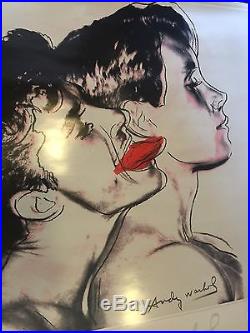 Original Vintage 28x40Querelle 1982 Movie Poster (Grey/White) Andy Warhol