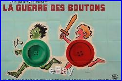 Original Vintage French Movie Poster La Guerre des Boutons by Savignac 1961