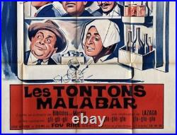 Original Vintage French Movie Poster, Les Tontons Malabar, 120x160 Unframed A