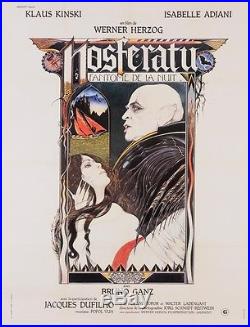 Original Vintage French Movie Poster Nosferatu Vampire Herzog