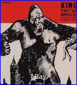 Original Vintage French Movie Poster for KING KONG by F. DEFLANDRE 1960's