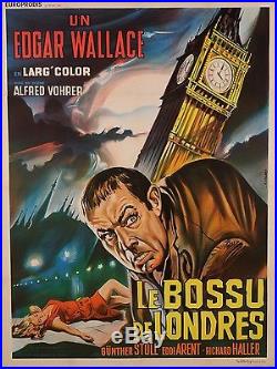 Original Vintage French Movie Poster for LE BOSSU DE LONDRES by CASARO 1966