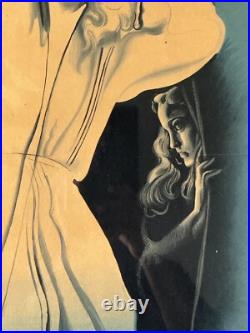 Original Vintage French Rene Clement Les Maudits Movie Poster Old France 1946