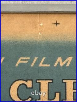 Original Vintage French Rene Clement Les Maudits Movie Poster Old France 1946