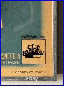 Original Vintage French Rene Clement Les Maudits Movie Poster Old France 1946