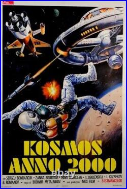 Original Vintage Italian Movie Poster Kosmos Anno 2000 ca. 1973