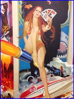 Original Vintage Italian Poster James Bond Live and Let Die 1973 Roger Moore