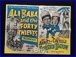 Original Vintage Movie Poster Abbott and Costello