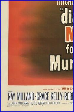 Original Vintage Movie Poster DIAL M FOR MURDER 1 Sheet HITCHCOCK Grace Kelly OL